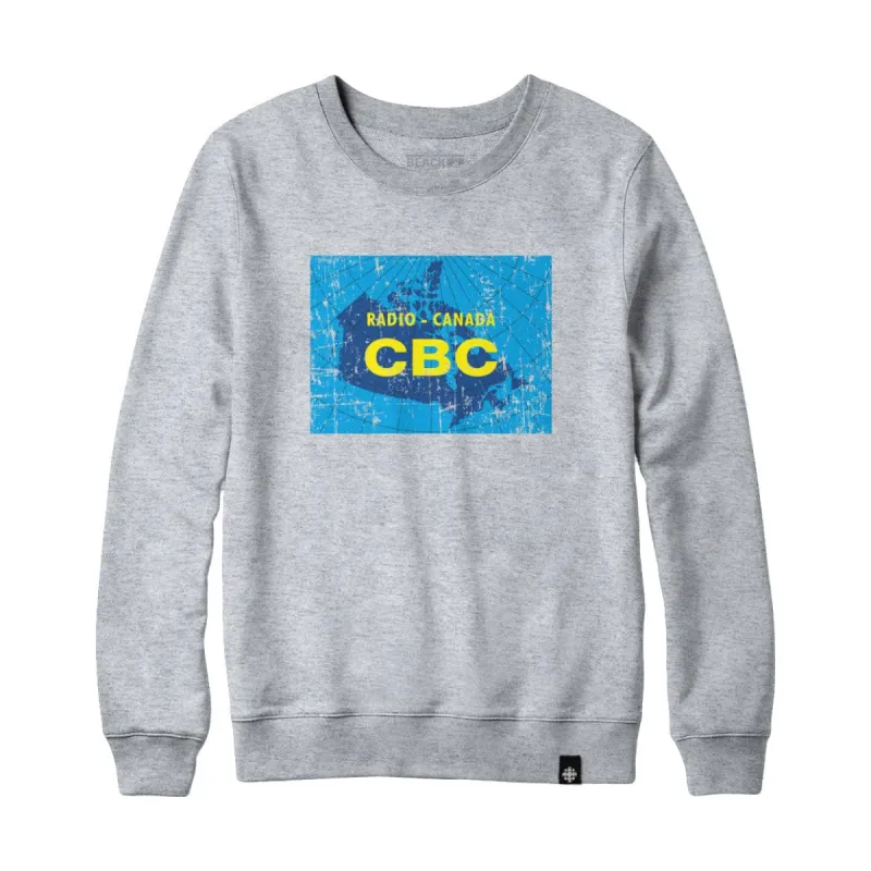CBC 1958 Distressed Map Sweatshirt Hoodie sold by Black Maple Trading