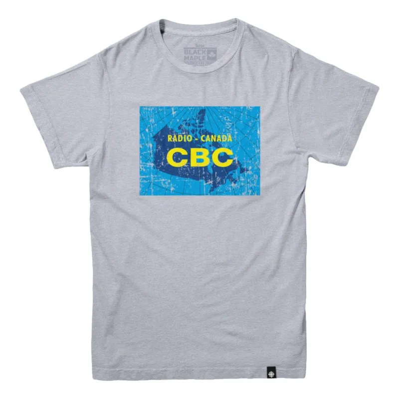 CBC 1958 Distressed Map Logo T-shirt sold by Black Maple Trading