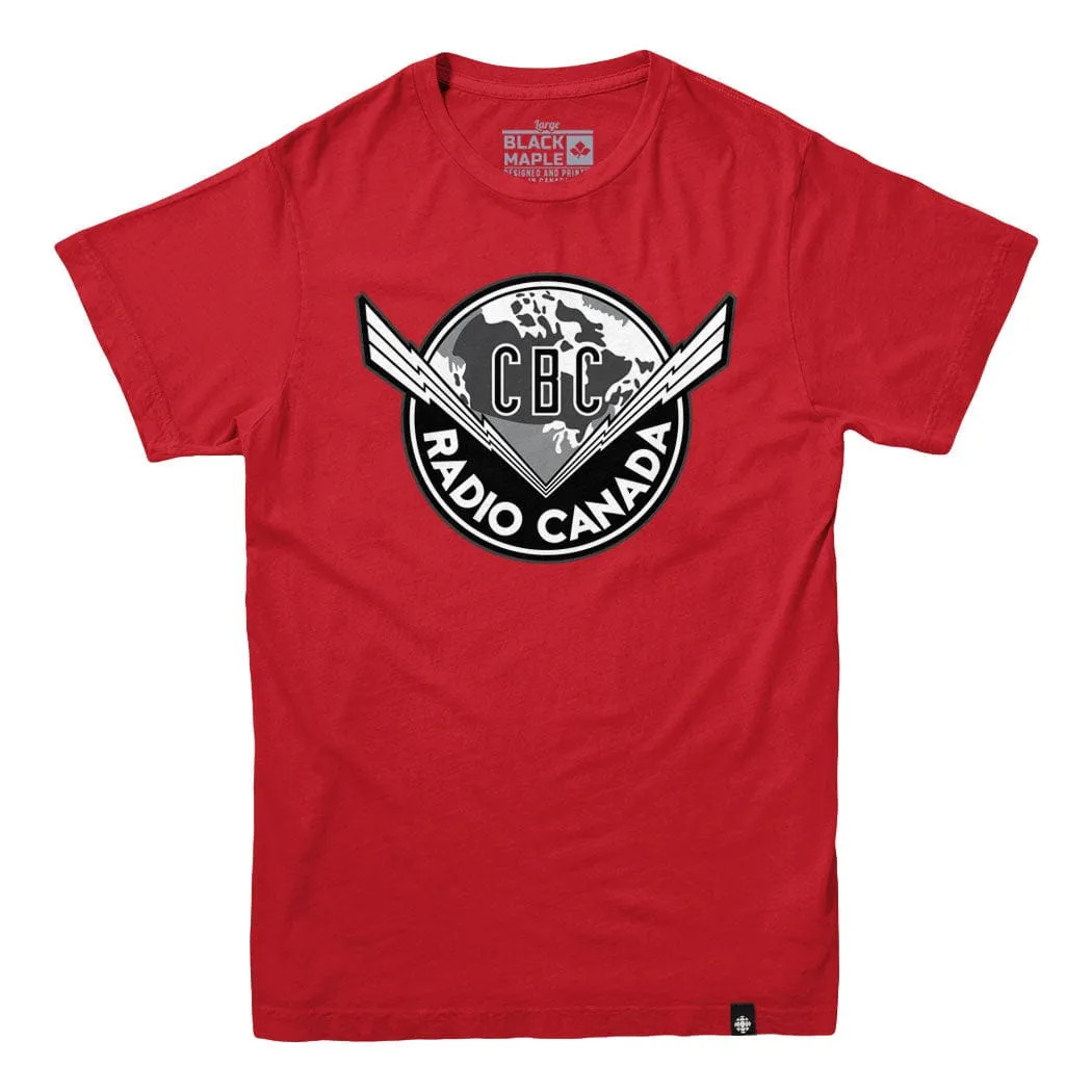 CBC 1940s BW Logo T-shirt sold by Black Maple Trading product image thumbnail 3