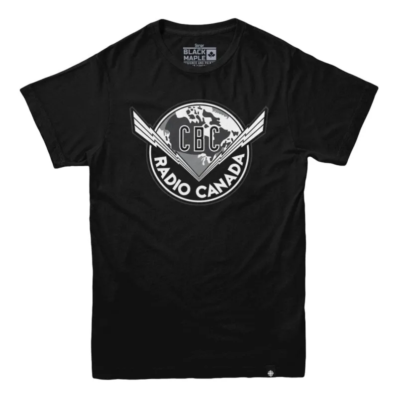CBC 1940s BW Logo T-shirt sold by Black Maple Trading