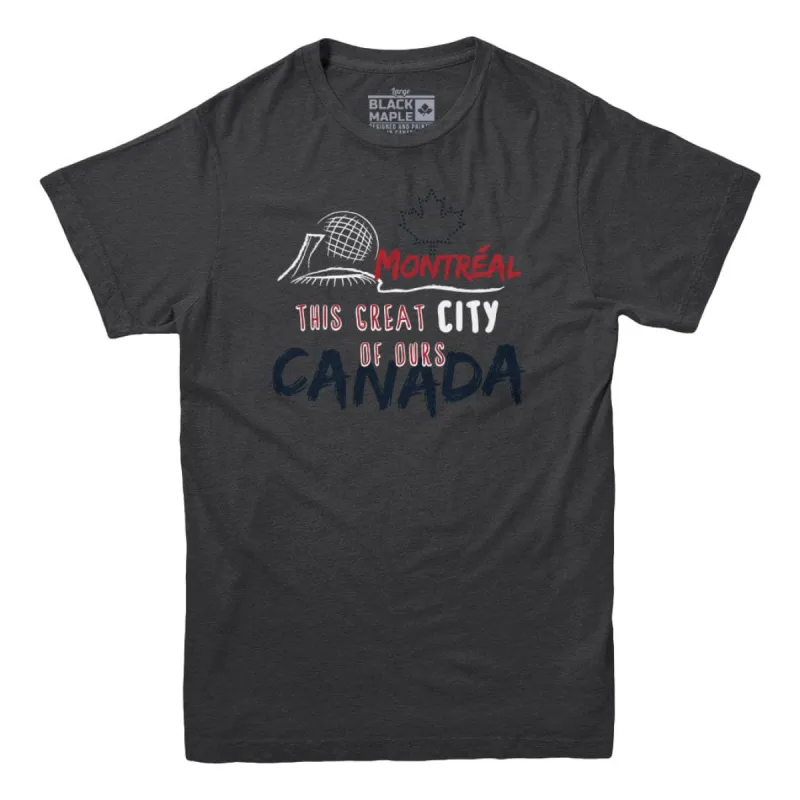 Montreal: This Great City T-shirt sold by Black Maple Trading