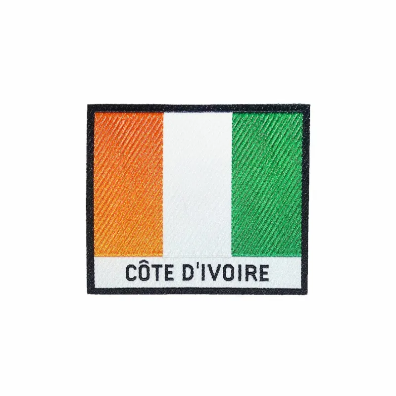 Cote d'Ivoire Flag Iron On Patch sold by Black Maple Trading