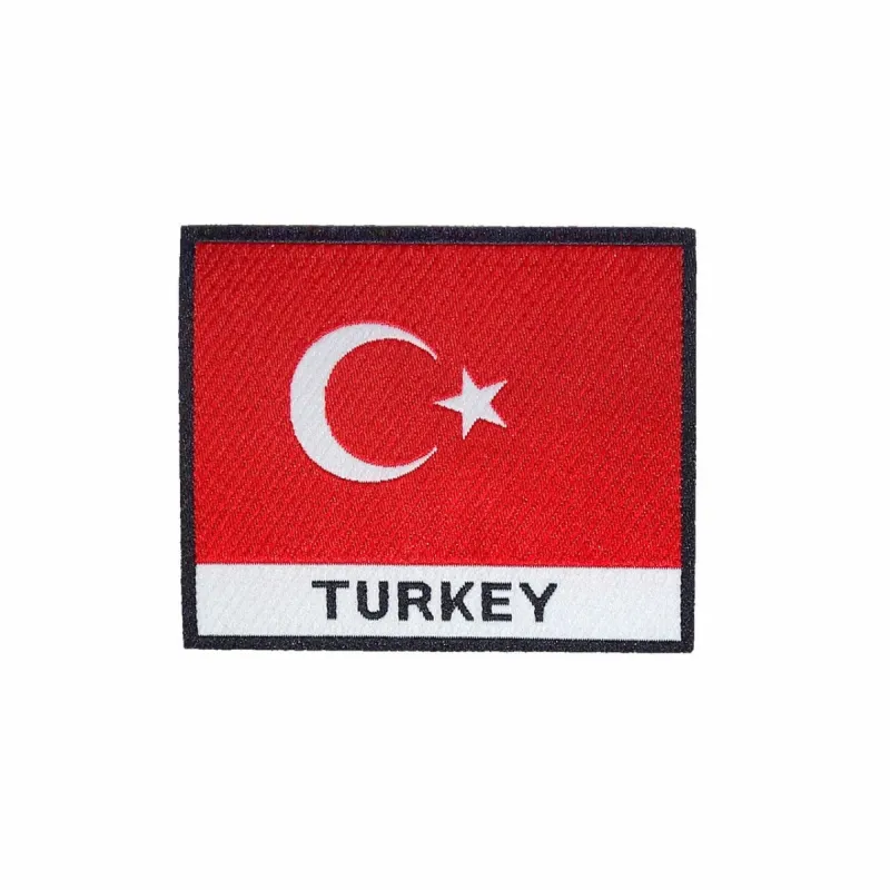 Turkey Flag Iron On Patch sold by Black Maple Trading