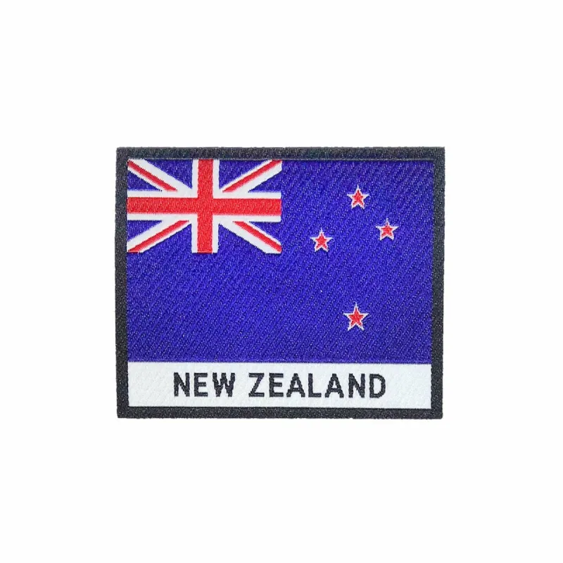 New Zealand Flag Iron On Patch sold by Black Maple Trading