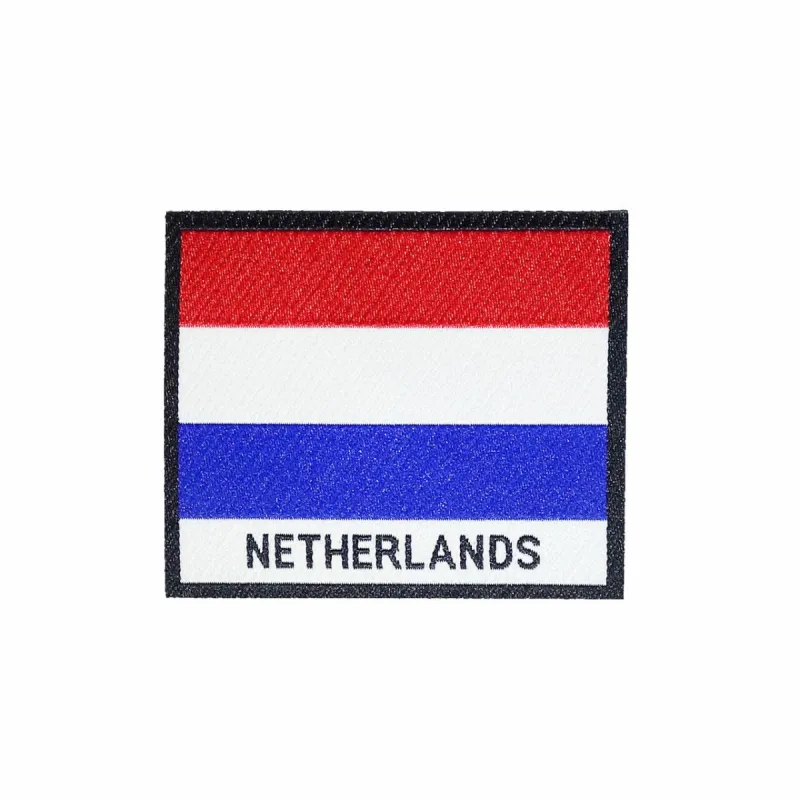 Netherlands Flag Iron On Patch sold by Black Maple Trading
