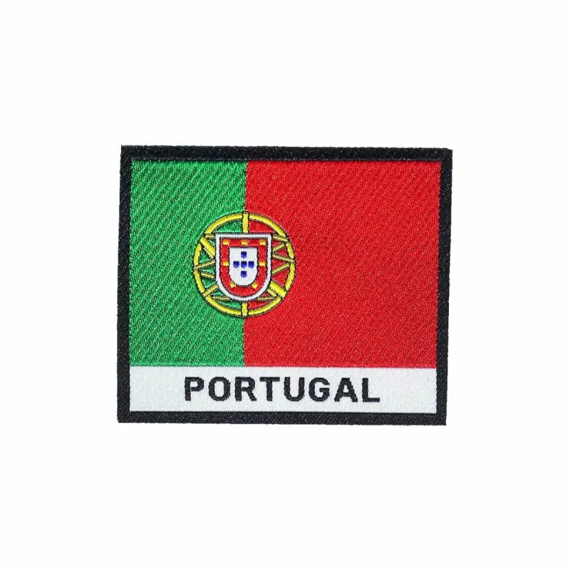 Portugal Flag Iron On Patch sold by Black Maple Trading