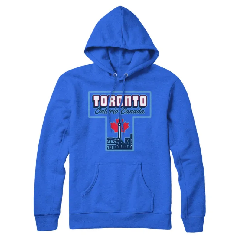 Toronto Ontario T Sweatshirt Hoodie sold by Black Maple Trading
