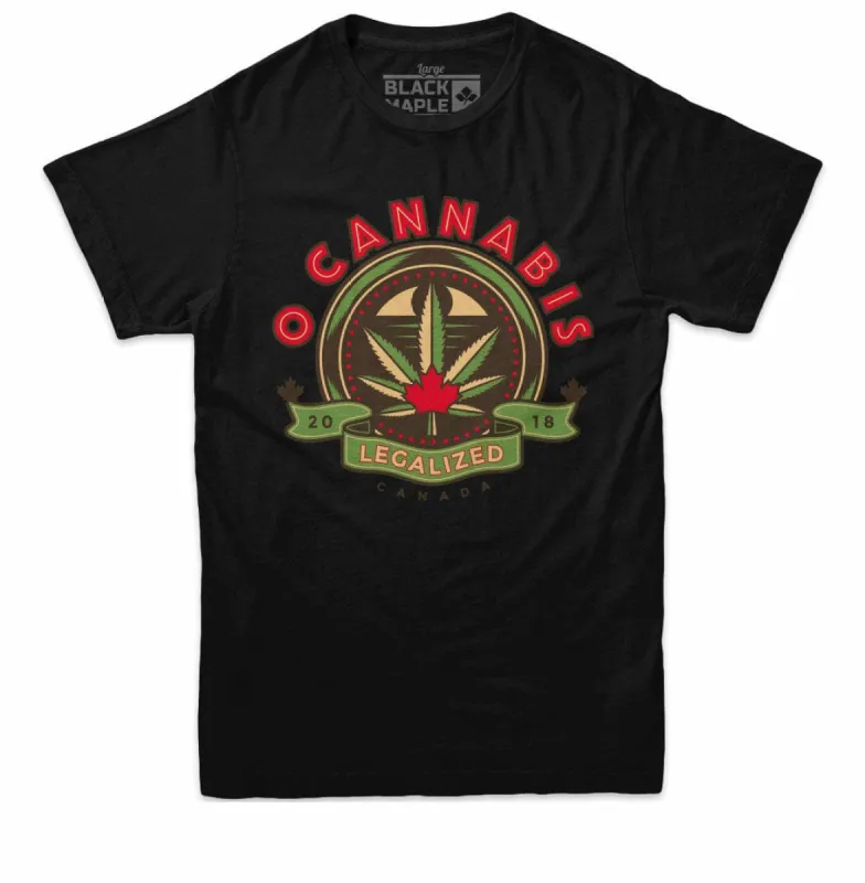 O Cannabis Legalized 2018 T-shirt sold by Black Maple Trading