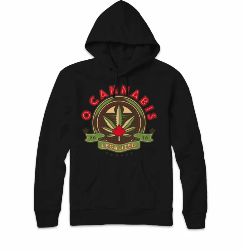 O Cannabis Legalized 2018 Sweatshirt Hoodie sold by Black Maple Trading