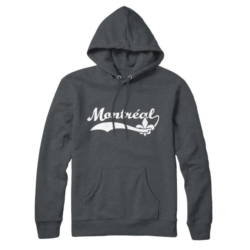 Montreal Retro Baseball Logo Sweatshirt Hoodie sold by Black Maple Trading