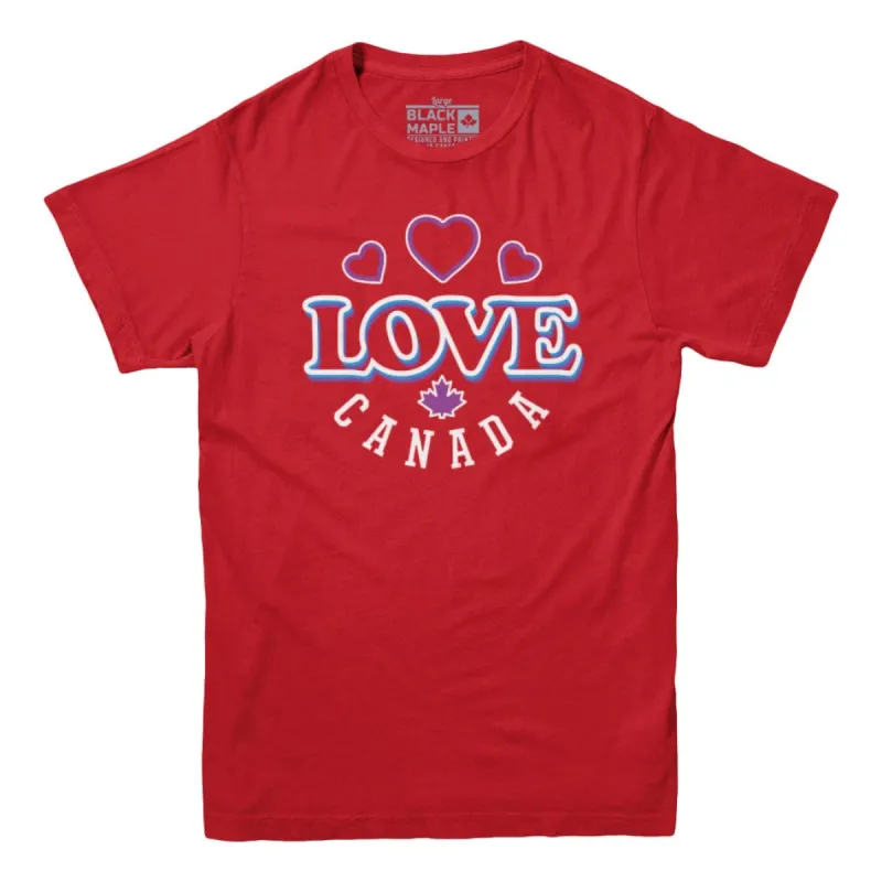 Love Canada T-shirt sold by Black Maple Trading