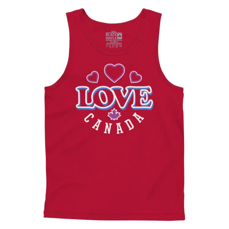 Love Canada Tanktop sold by Black Maple Trading