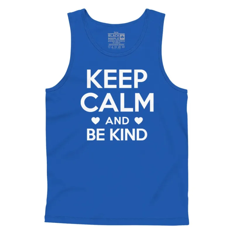 Keep Calm and Be Kind Tanktop sold by Black Maple Trading