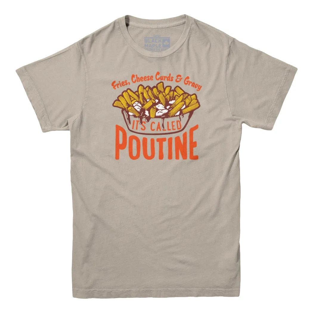 It's Called Poutine T-shirt sold by Black Maple Trading product image thumbnail 3