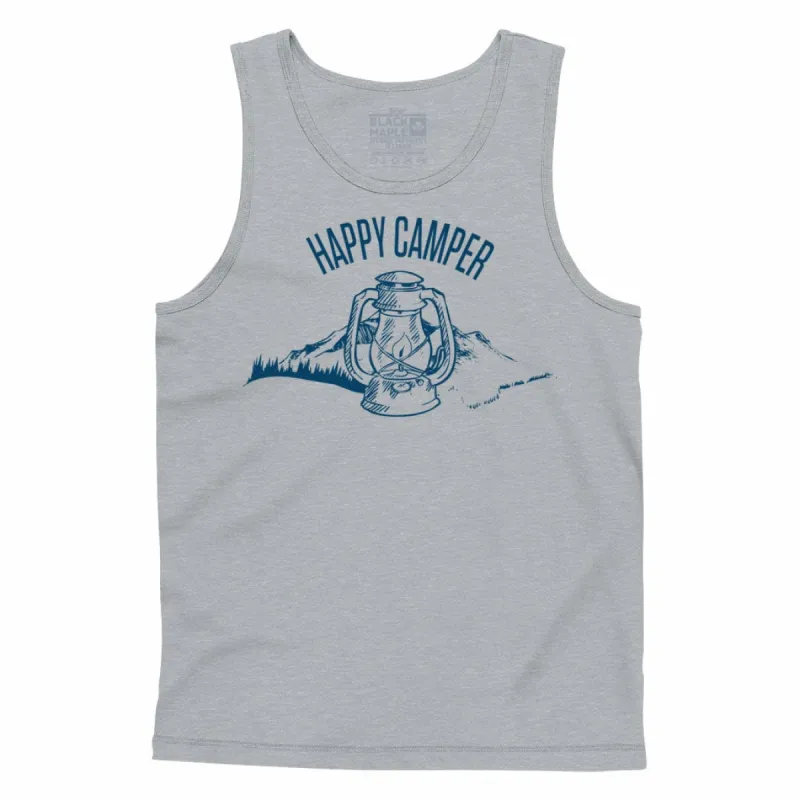 Happy Camper Tanktop sold by Black Maple Trading
