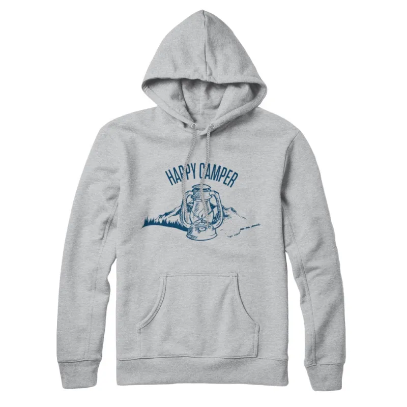 Happy Camper Sweatshirt Hoodie sold by Black Maple Trading