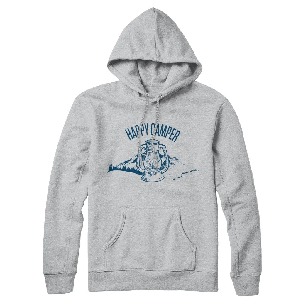 Happy Camper Sweatshirt Hoodie sold by Black Maple Trading