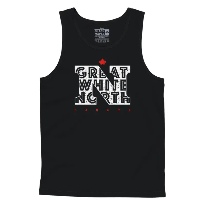 Great White North Tanktop sold by Black Maple Trading