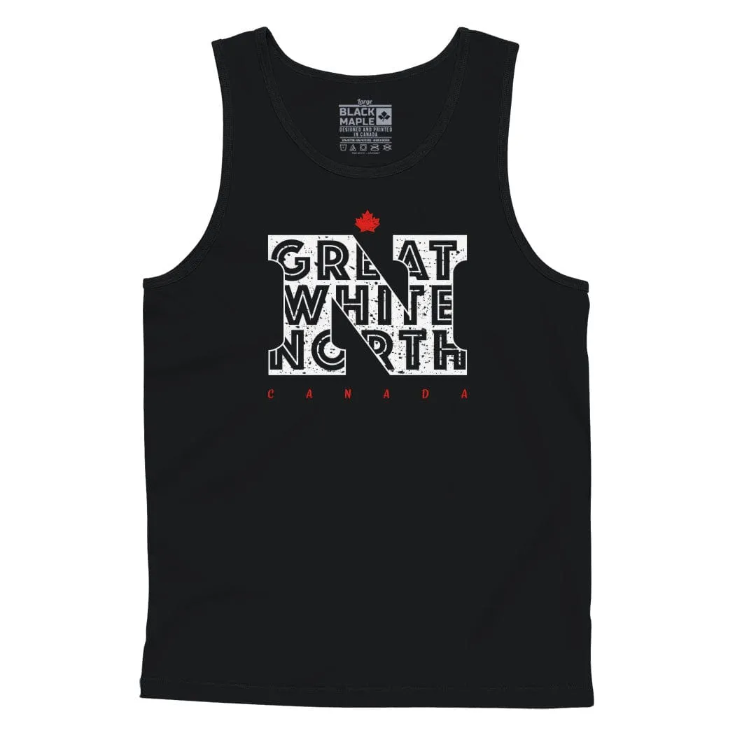Great White North Tanktop sold by Black Maple Trading