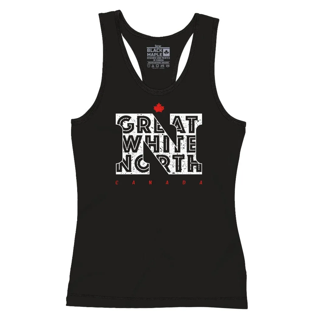 Great White North Tanktop sold by Black Maple Trading product image thumbnail 2