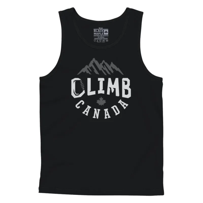 Climb Canada Tanktop sold by Black Maple Trading