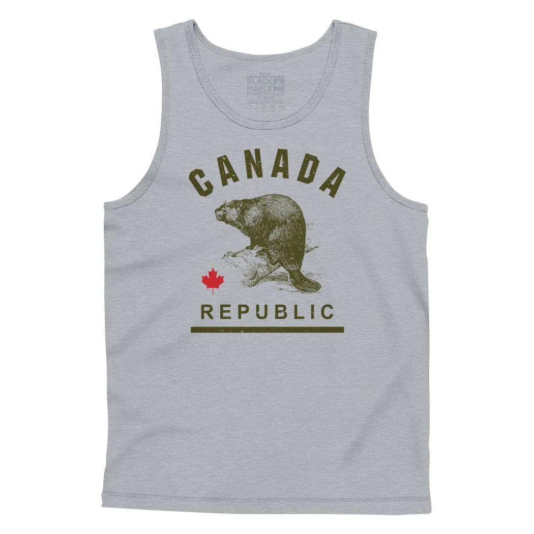 Canada Republic BEAVER Tank Top sold by Black Maple Trading
