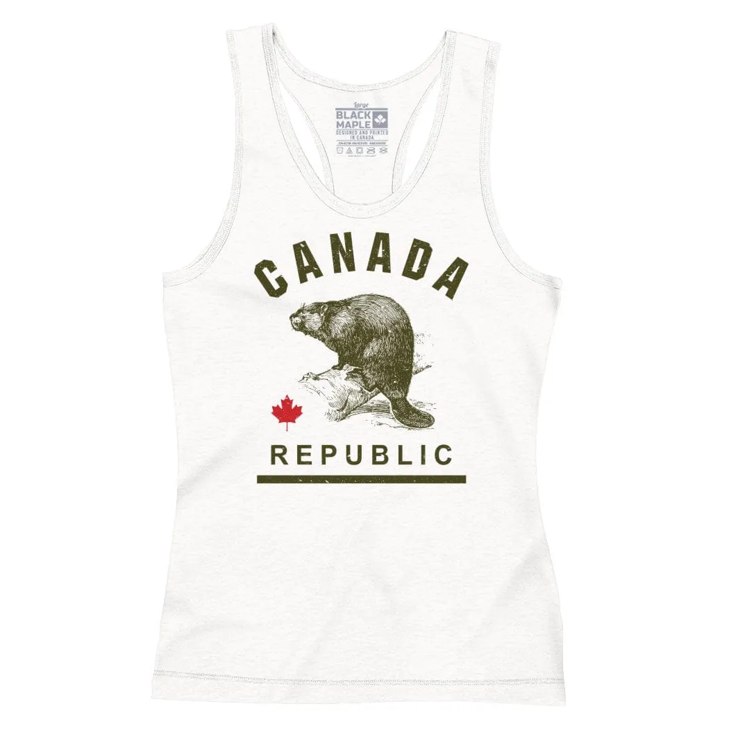Canada Republic BEAVER Tank Top sold by Black Maple Trading product image thumbnail 4