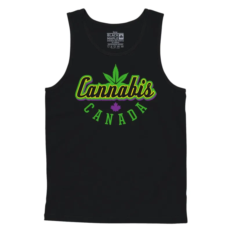 Cannabis Canada Tanktop sold by Black Maple Trading