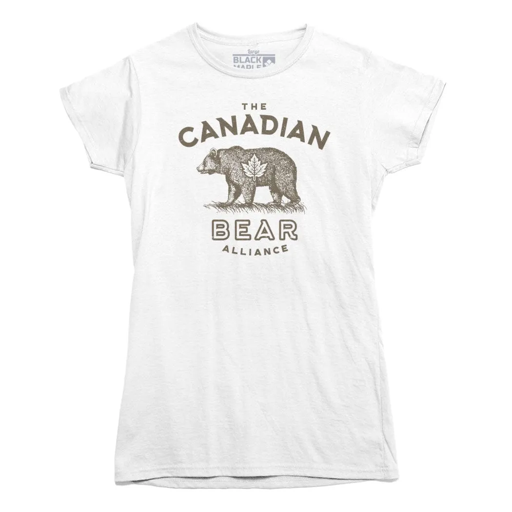 Canadian Bear Alliance T-shirt sold by Black Maple Trading product image thumbnail 4