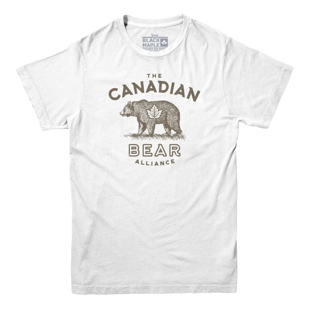 Canadian Bear Alliance T-shirt sold by Black Maple Trading product image thumbnail 3