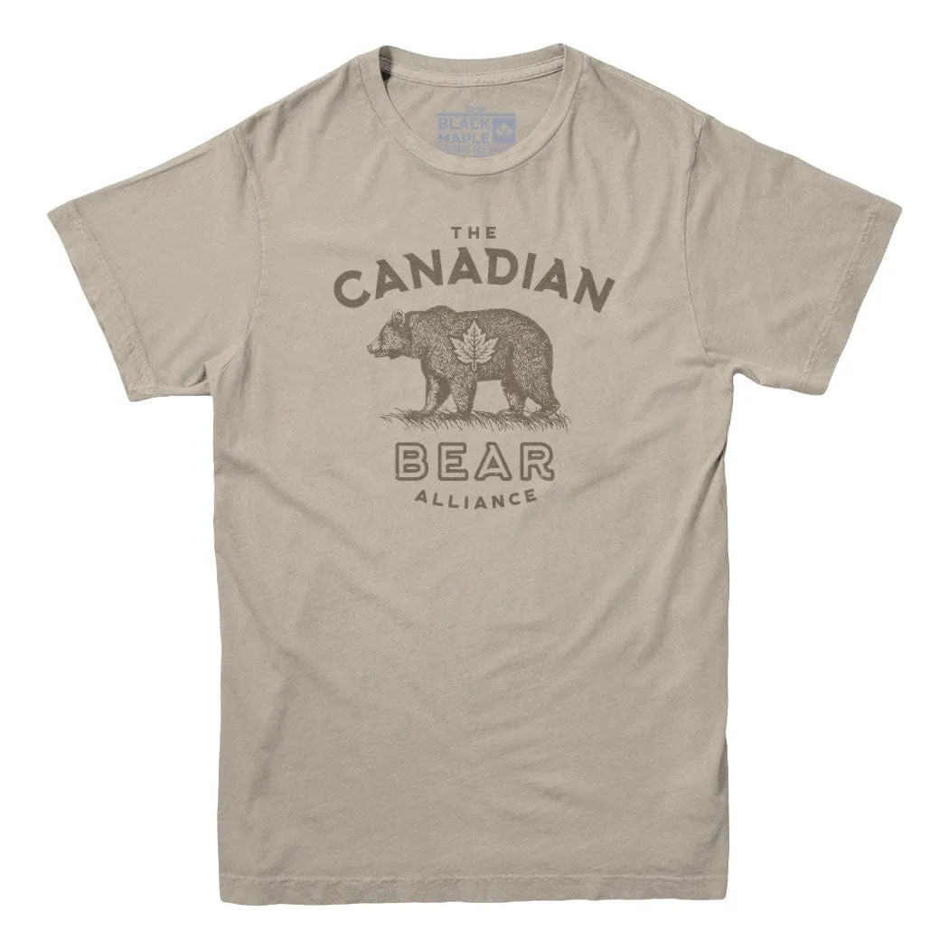 Canadian Bear Alliance T-shirt sold by Black Maple Trading product image thumbnail 5