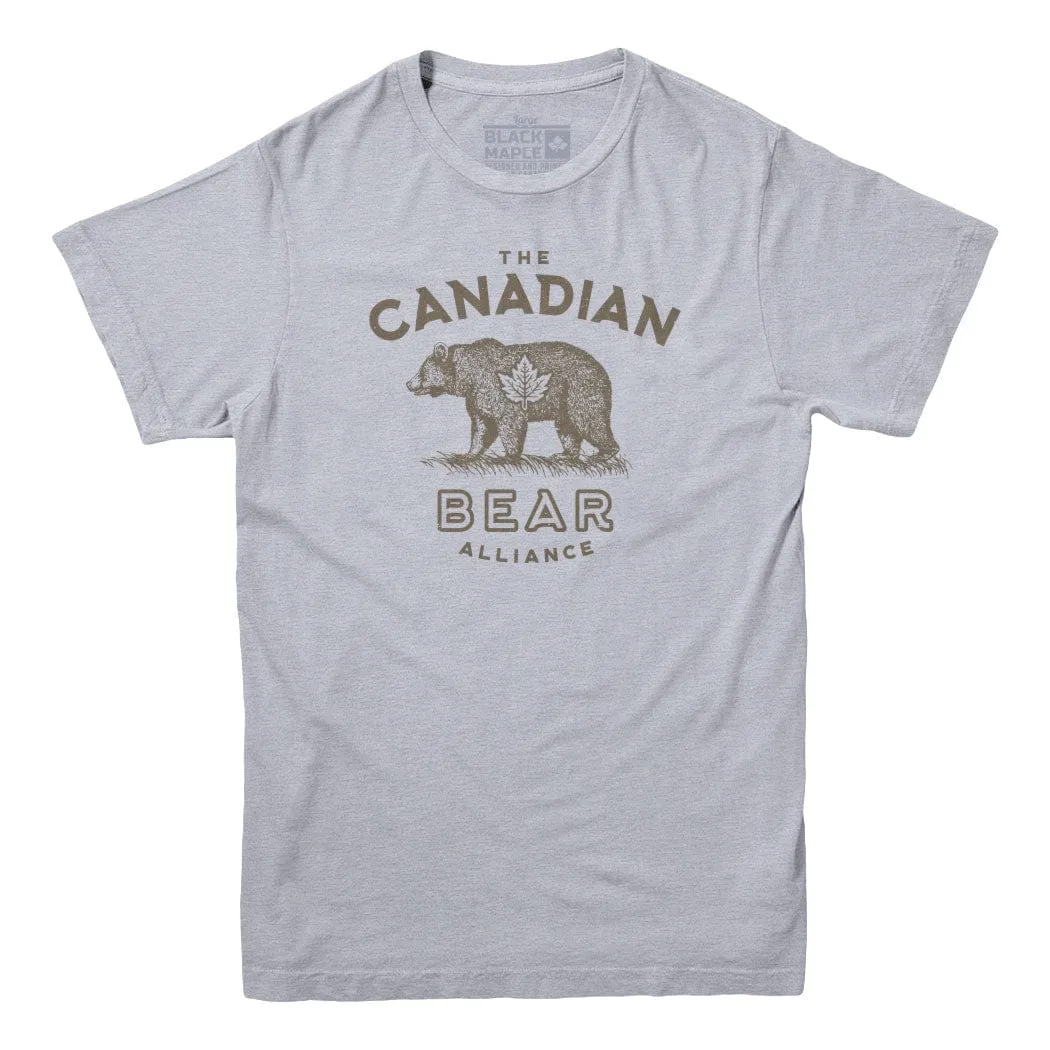 Canadian Bear Alliance T-shirt sold by Black Maple Trading