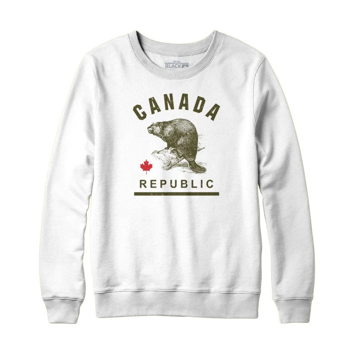 Canada Republic BEAVER Sweatshirt Hoody sold by Black Maple Trading product image thumbnail 2