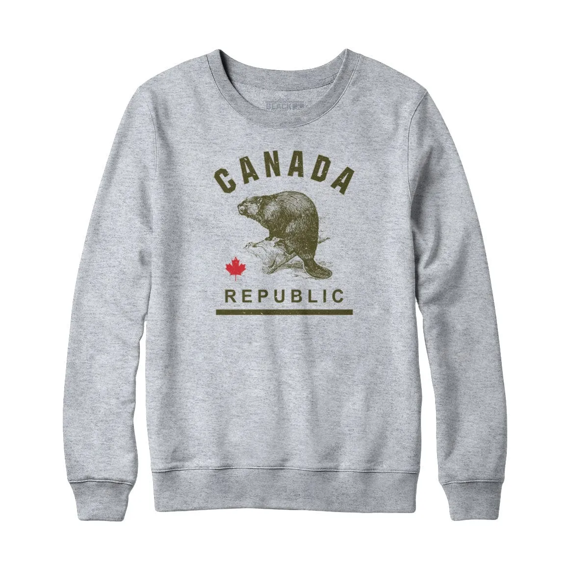 Canada Republic BEAVER Sweatshirt Hoody sold by Black Maple Trading product image thumbnail 5
