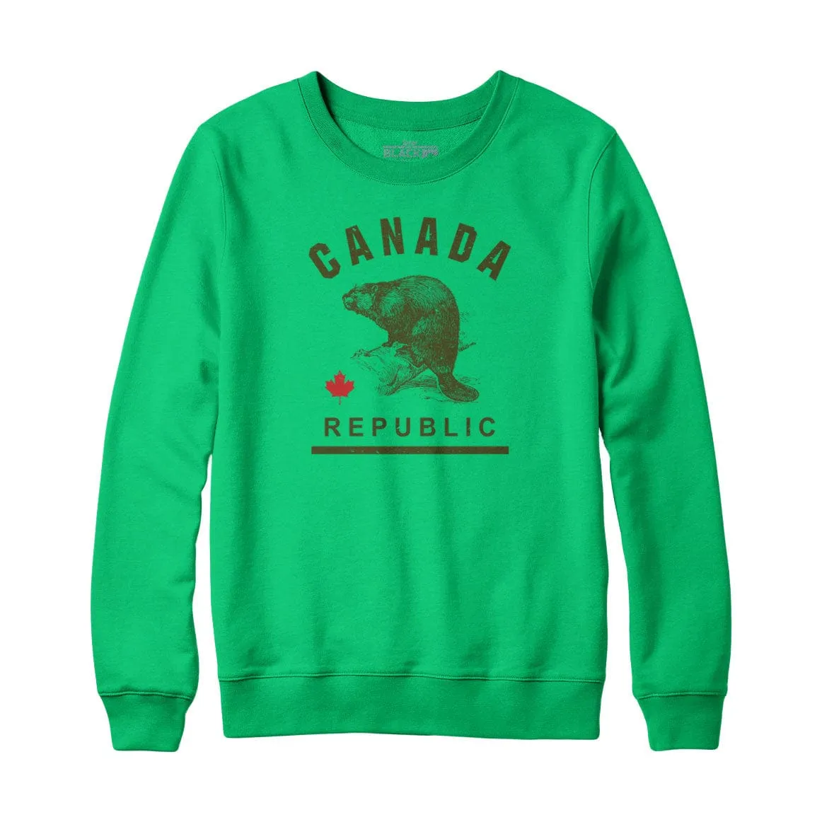 Canada Republic BEAVER Sweatshirt Hoody sold by Black Maple Trading product image thumbnail 4