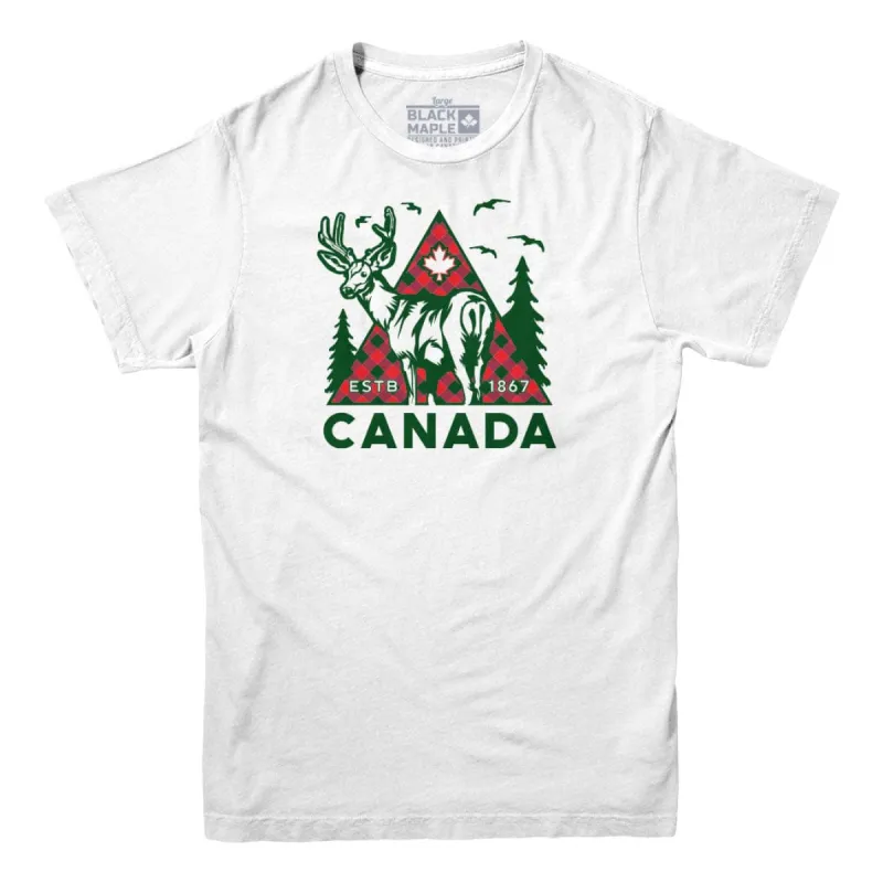 Canada Deer T-shirt sold by Black Maple Trading
