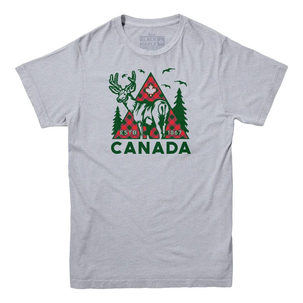 Canada Deer T-shirt sold by Black Maple Trading product image thumbnail 3