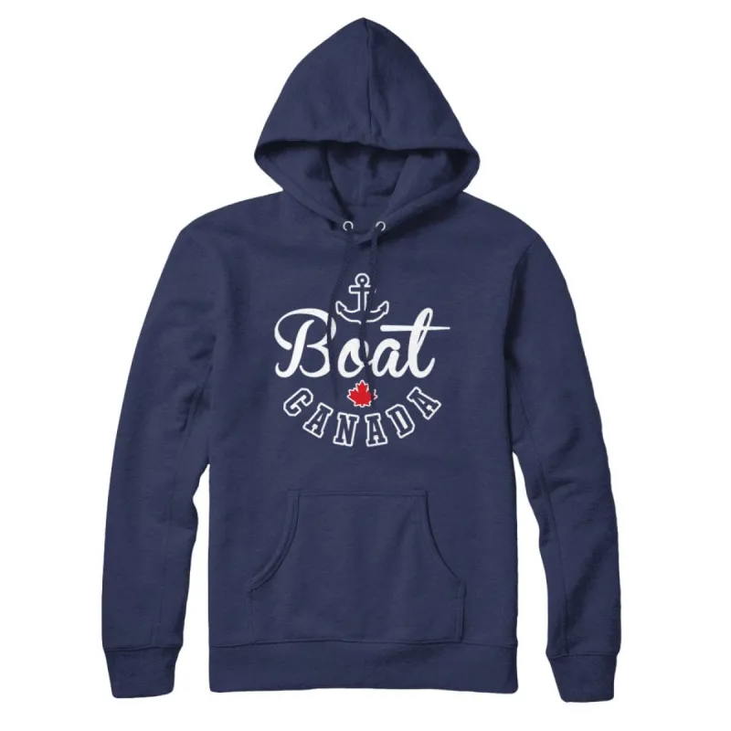 Boat Canada Sweatshirt Hoodie sold by Black Maple Trading