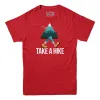 Take A Hike Walking Mountain T-shirt sold by Black Maple Trading