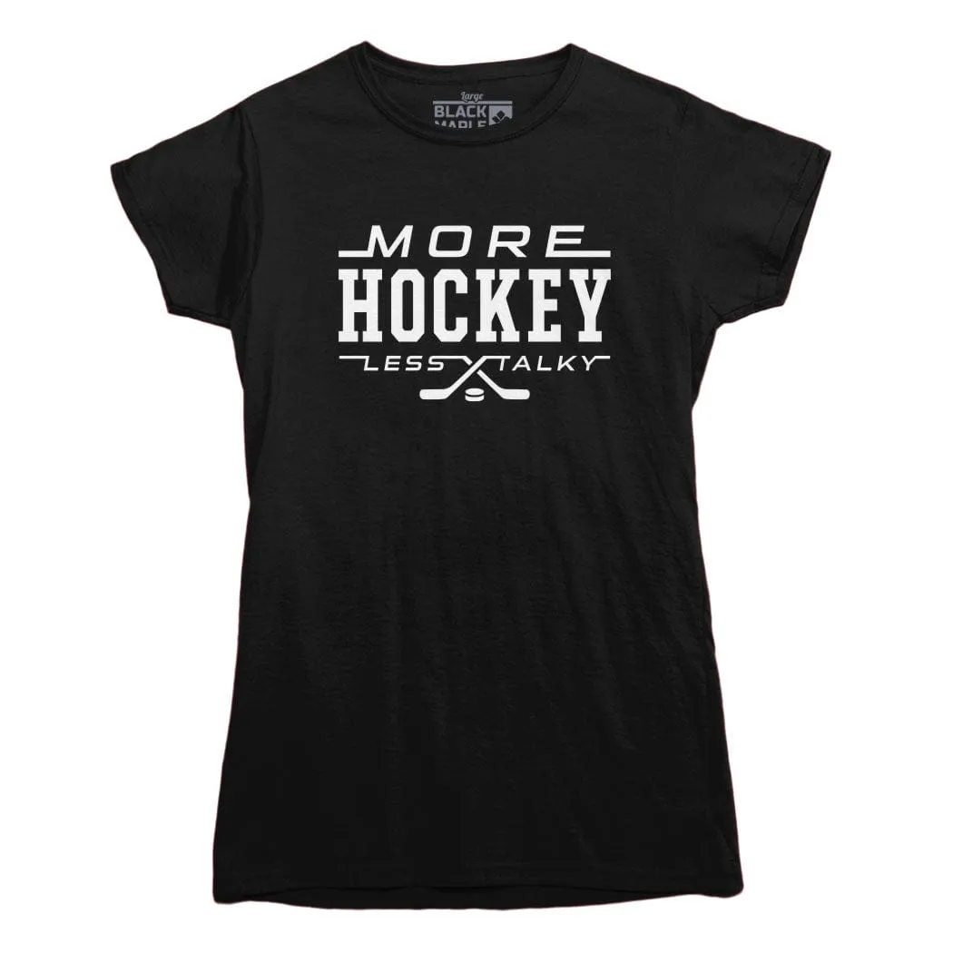More Hockey Less Talky T-shirt sold by Black Maple Trading product image thumbnail 2