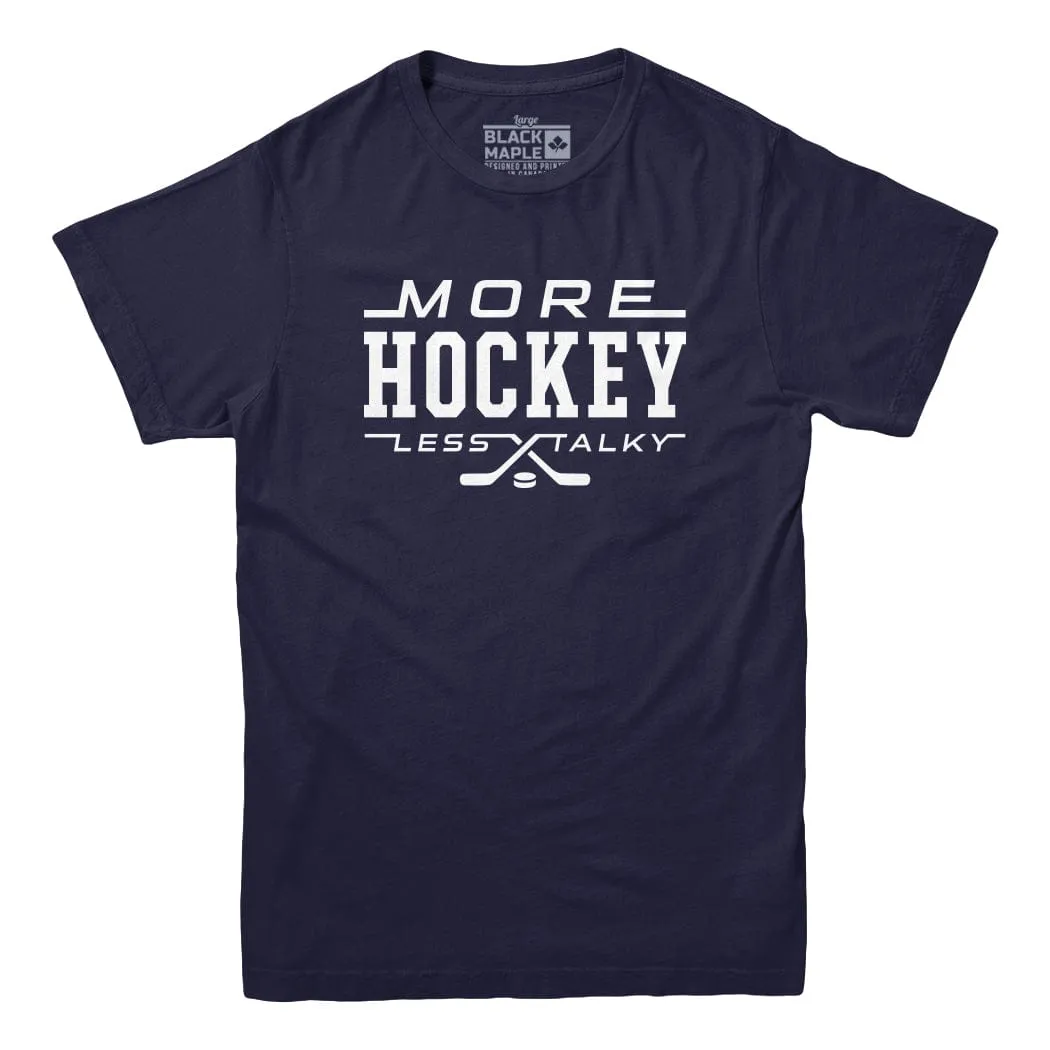 More Hockey Less Talky T-shirt sold by Black Maple Trading product image thumbnail 5