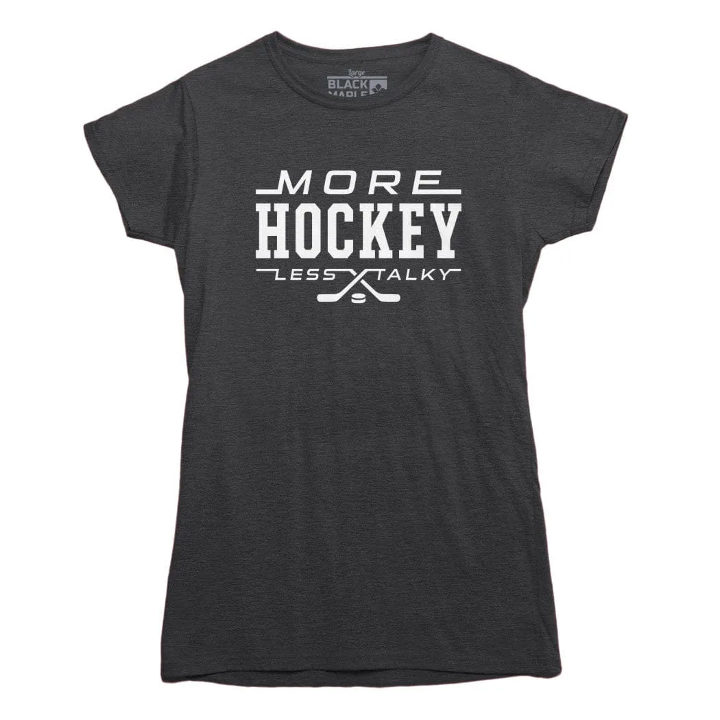 More Hockey Less Talky T-shirt sold by Black Maple Trading product image thumbnail 4