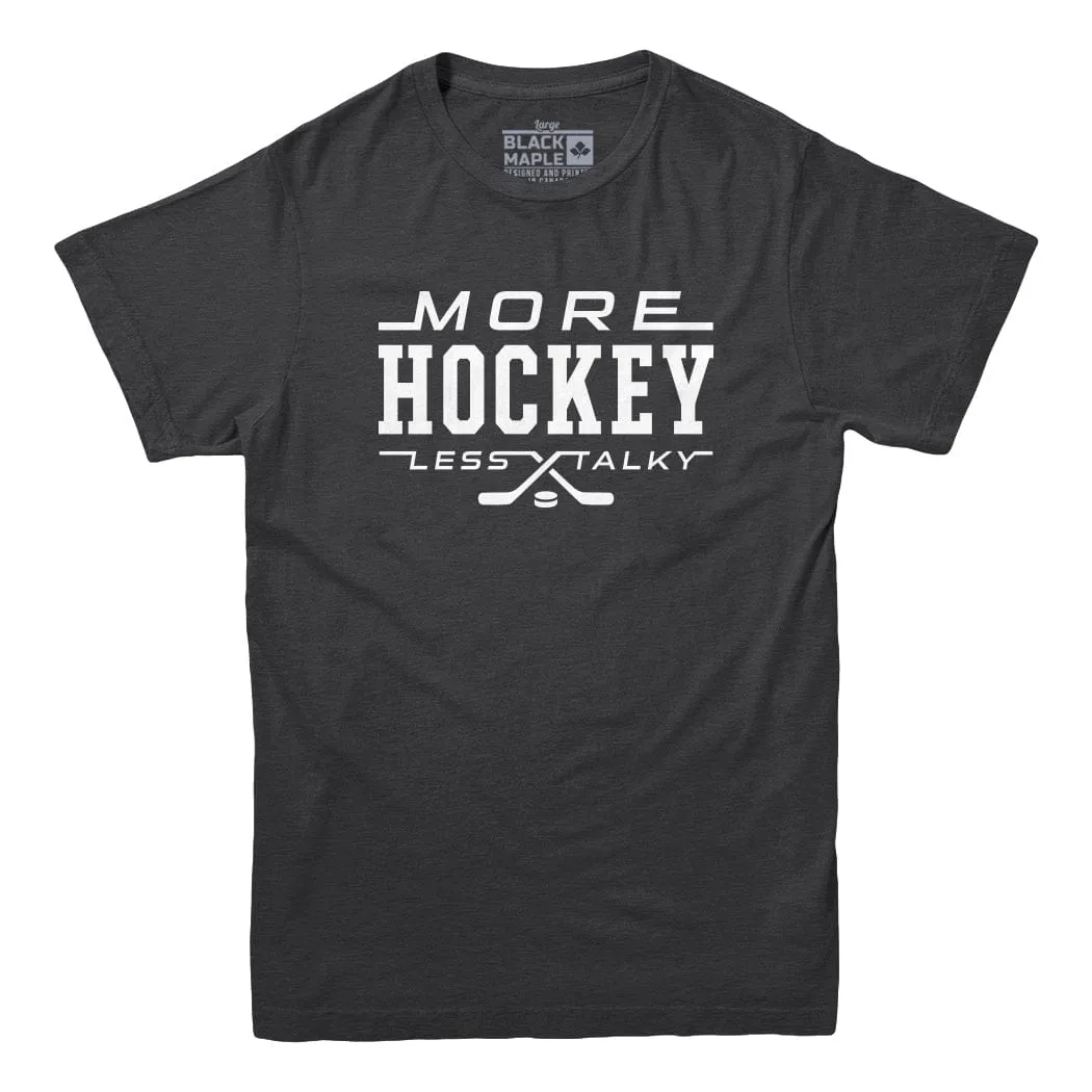 More Hockey Less Talky T-shirt sold by Black Maple Trading product image thumbnail 3