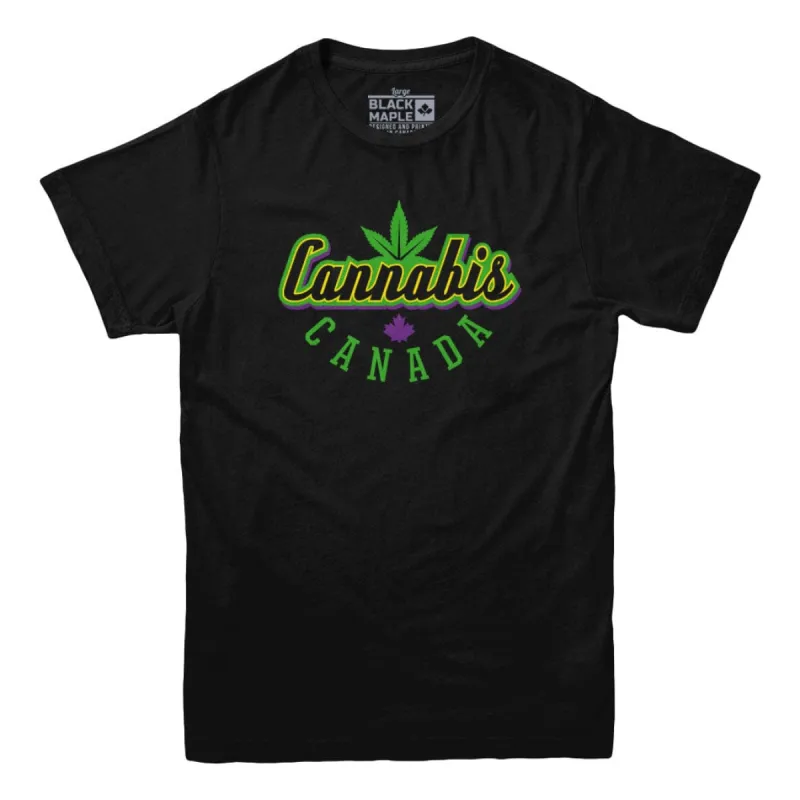 Cannabis Canada T-shirt sold by Black Maple Trading