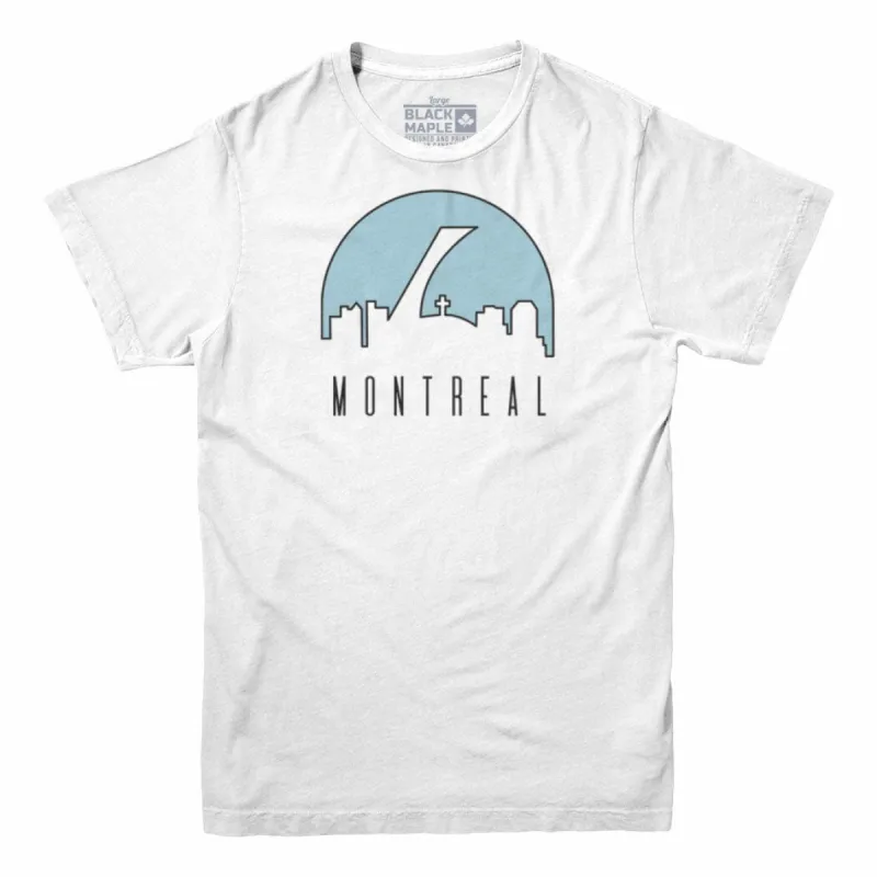 Montreal Sunny Skyline T-shirt sold by Black Maple Trading