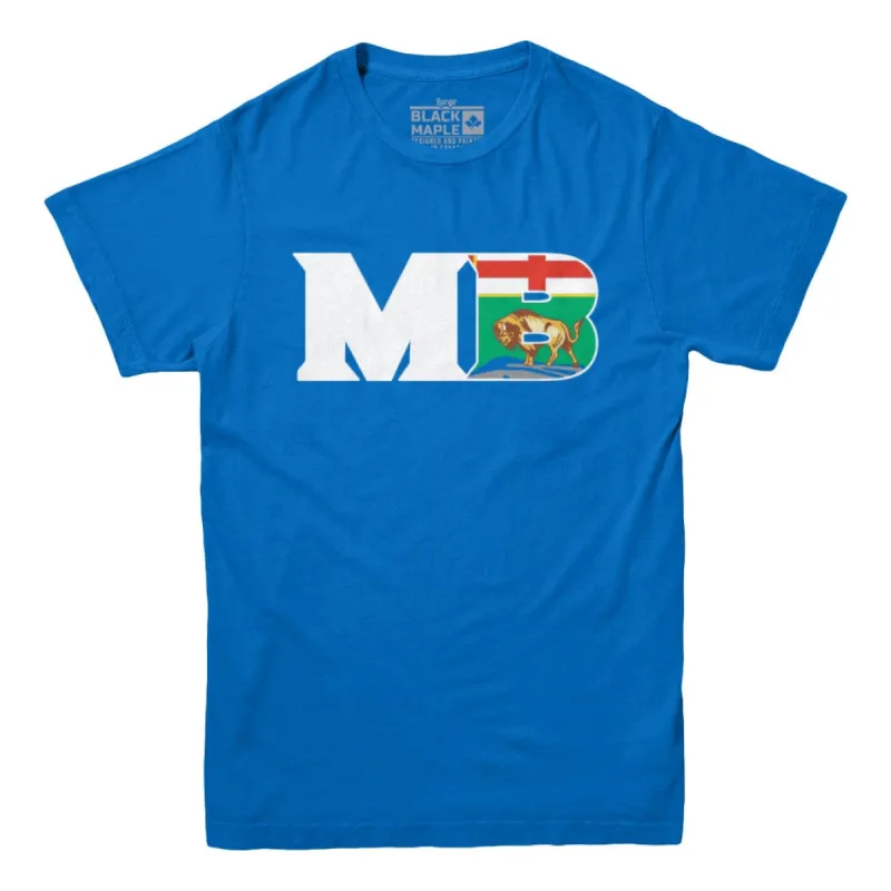 Manitoba MB Province Proud T-Shirt sold by Black Maple Trading