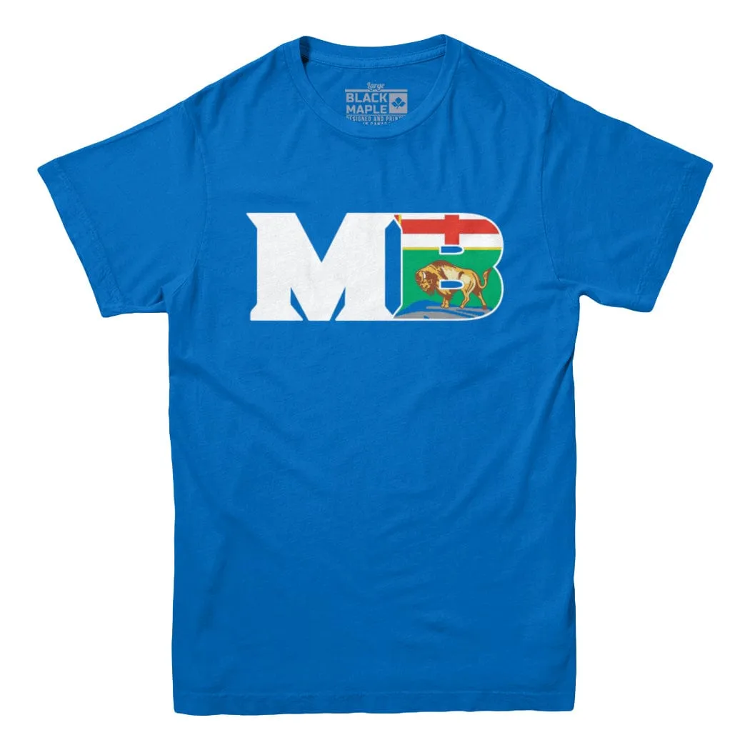 Manitoba MB Province Proud T-Shirt sold by Black Maple Trading
