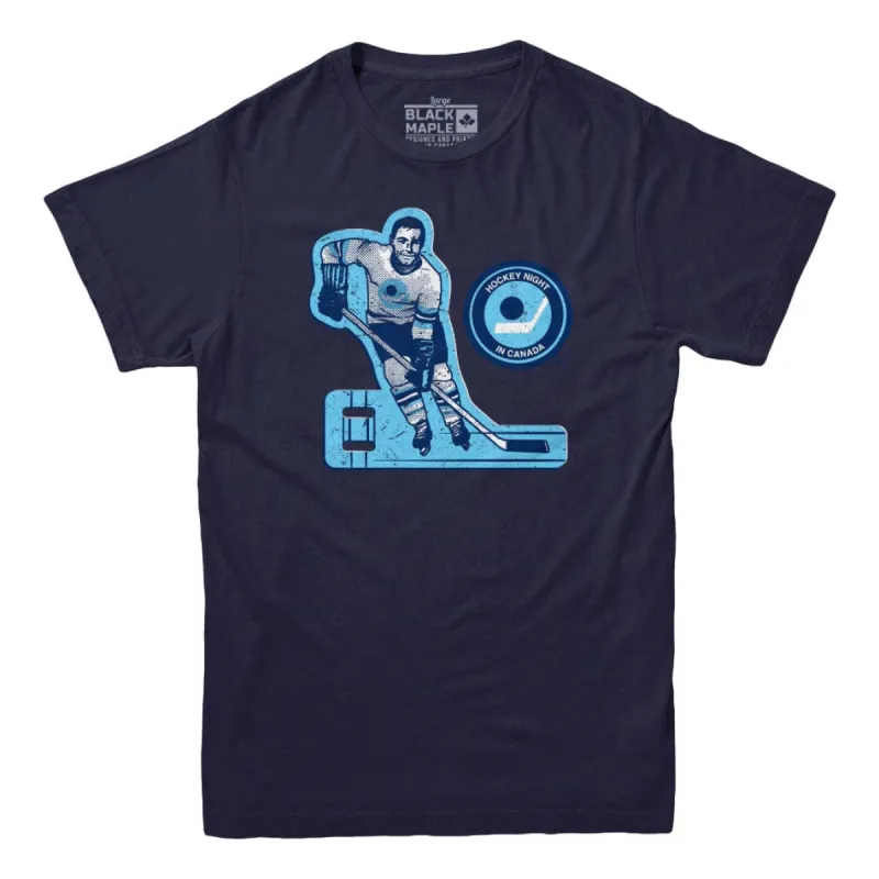 Hockey Night In Canada Vintage Table Hockey T-shirt sold by Black Maple Trading