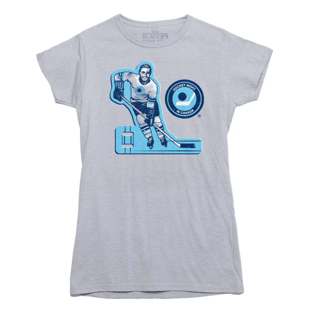 Hockey Night In Canada Vintage Table Hockey T-shirt sold by Black Maple Trading product image thumbnail 4