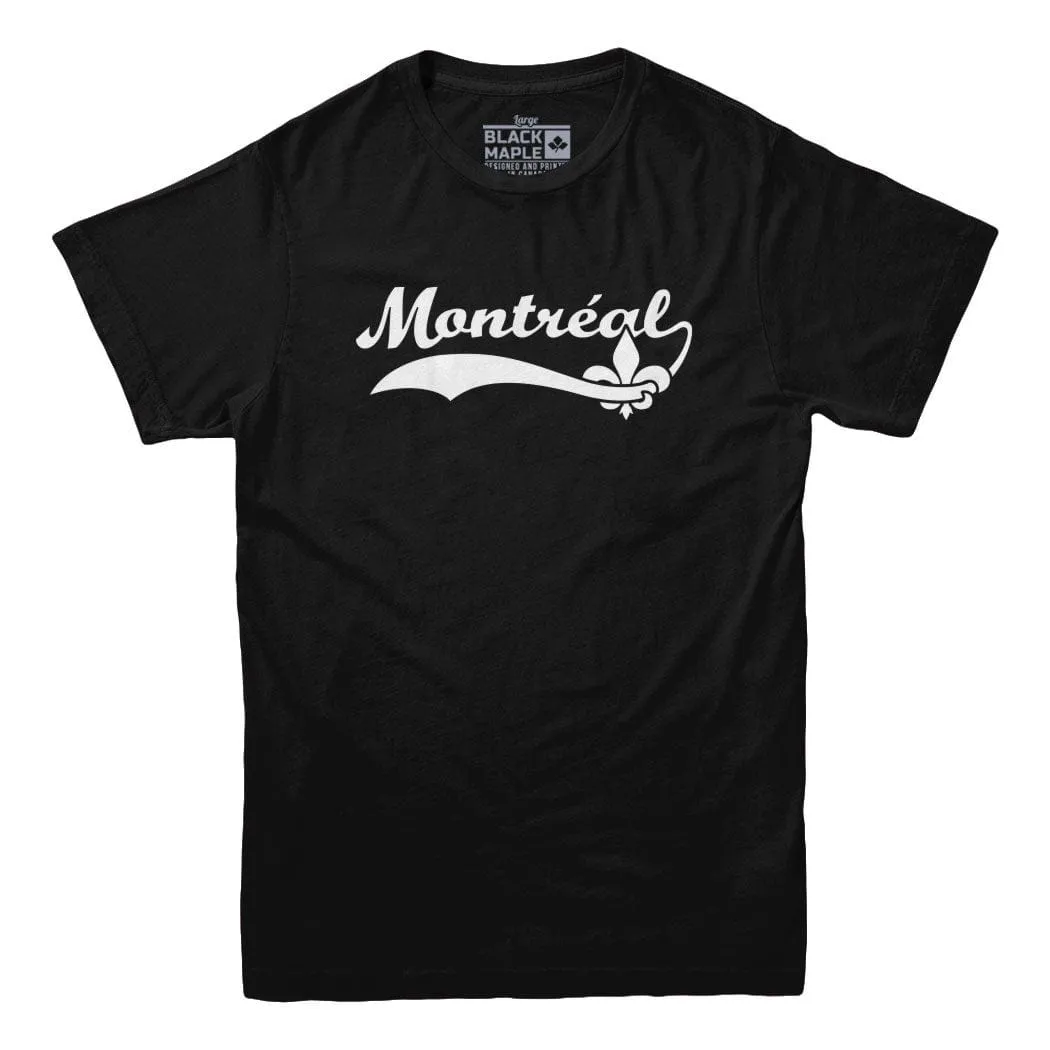 Montreal Retro Baseball Logo T-shirt sold by Black Maple Trading product image thumbnail 5